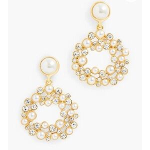 Talbots Ice Princess Statement Earrings